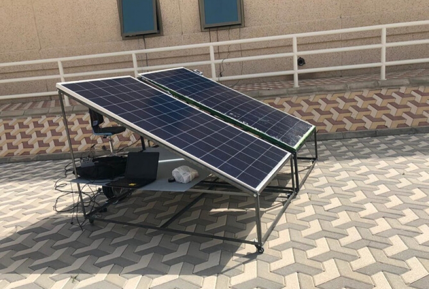Kỹ thuật làm mát tấm pin mặt trời tại sa mạc ở Ả Rập Xê Út